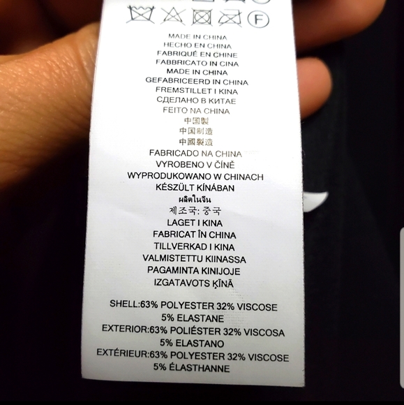 Michael Kors Women's Black Zip Open Blazer Size 14 - Picture 5 of 6